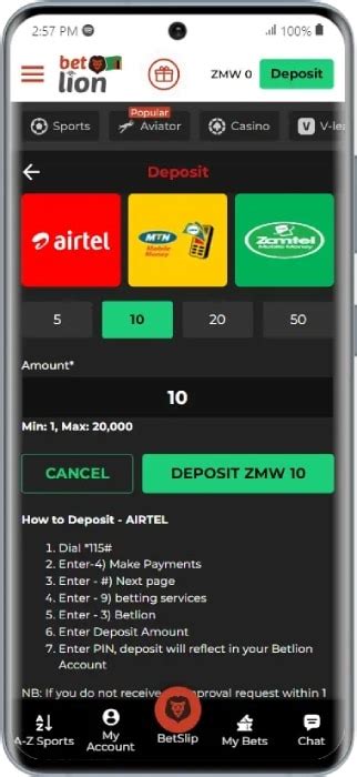 BetLion Deposits and Withdrawals .